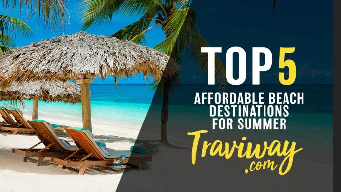 Cheapest destinations for summer travel